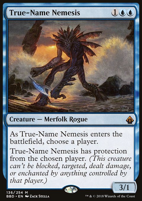 True-Name Nemesis, Battlebond #136, Magic: The Gathering card