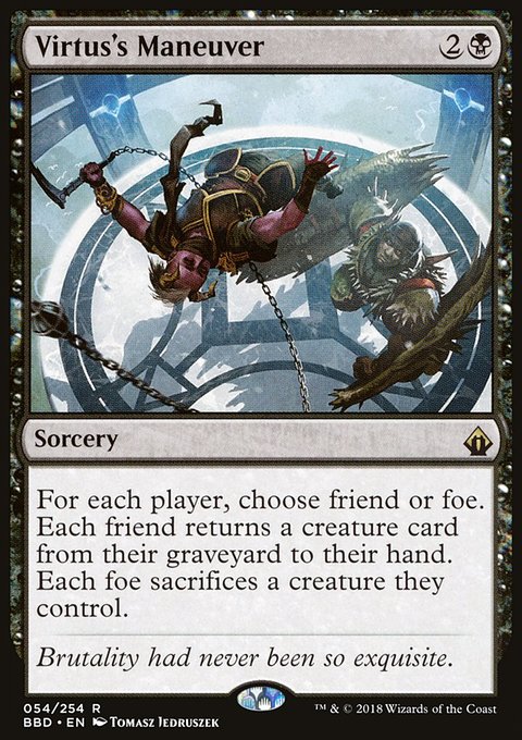 Virtus's Maneuver, Battlebond #54, Magic: The Gathering card