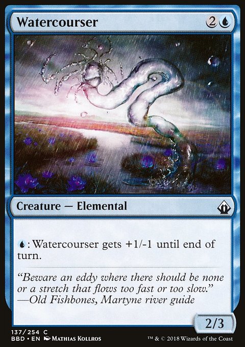 Watercourser, Battlebond #137, Magic: The Gathering card