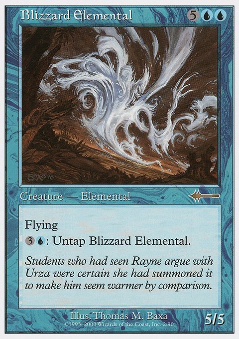 Blizzard Elemental, Beatdown Box Set #2, Magic: The Gathering card