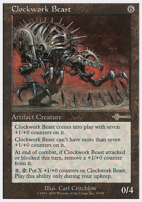 Clockwork Beast, Beatdown Box Set #70, Magic: The Gathering card