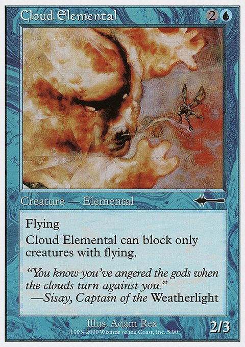 Cloud Elemental, Beatdown Box Set #5, Magic: The Gathering card