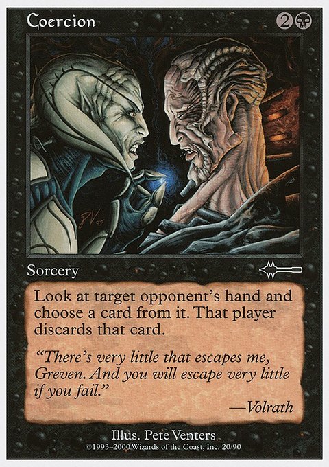 Coercion, Beatdown Box Set #20, Magic: The Gathering card