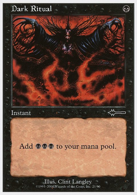 Dark Ritual, Beatdown Box Set #21, Magic: The Gathering card