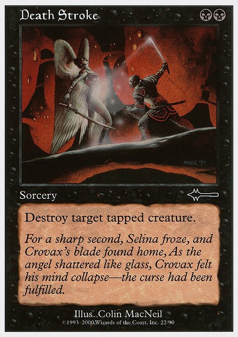 Death Stroke, Beatdown Box Set #22, Magic: The Gathering card