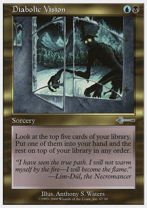 Diabolic Vision, Beatdown Box Set #67, Magic: The Gathering card