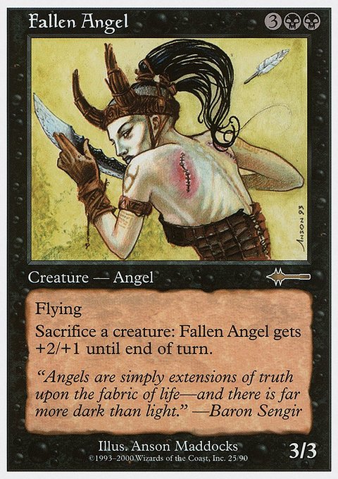 Fallen Angel, Beatdown Box Set #25, Magic: The Gathering card