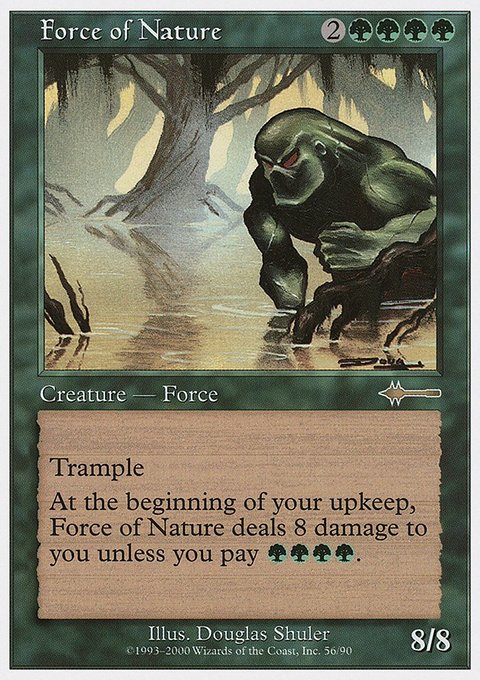 Force of Nature, Beatdown Box Set #56, Magic: The Gathering card