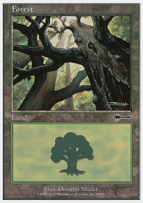 Forest, Beatdown Box Set #88, Magic: The Gathering card
