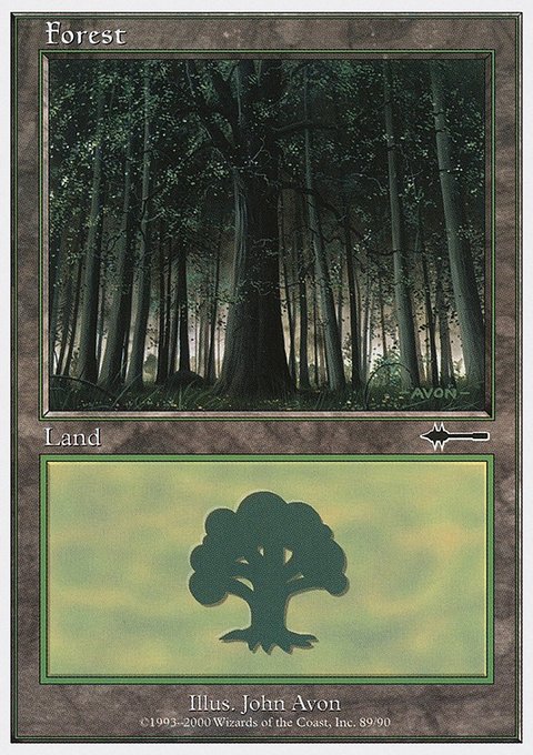 Forest, Beatdown Box Set #89, Magic: The Gathering card