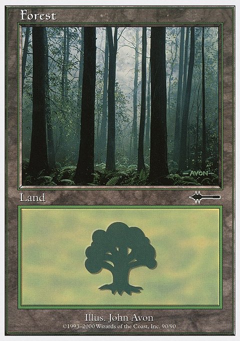 Forest, Beatdown Box Set #90, Magic: The Gathering card