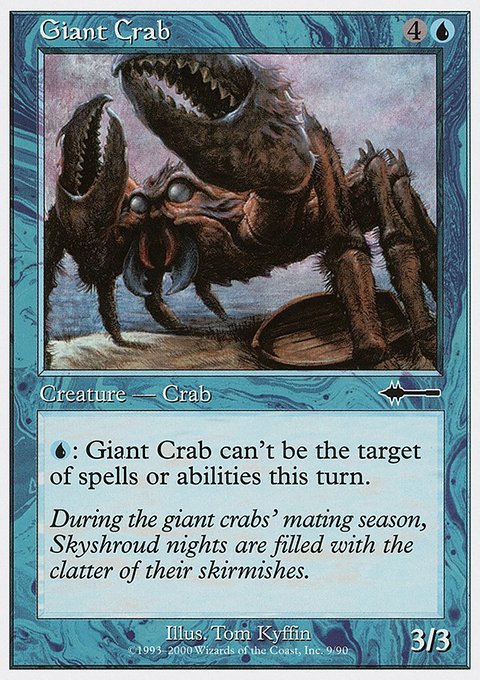 Giant Crab, Beatdown Box Set #9, Magic: The Gathering card