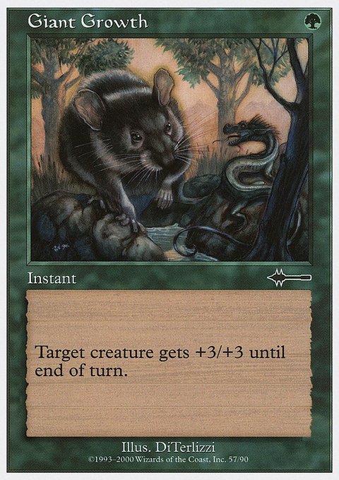 Giant Growth, Beatdown Box Set #57, Magic: The Gathering card