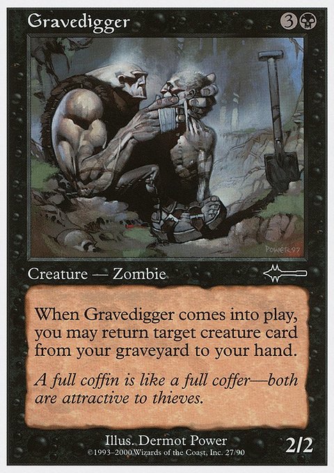 Gravedigger, Beatdown Box Set #27, Magic: The Gathering card