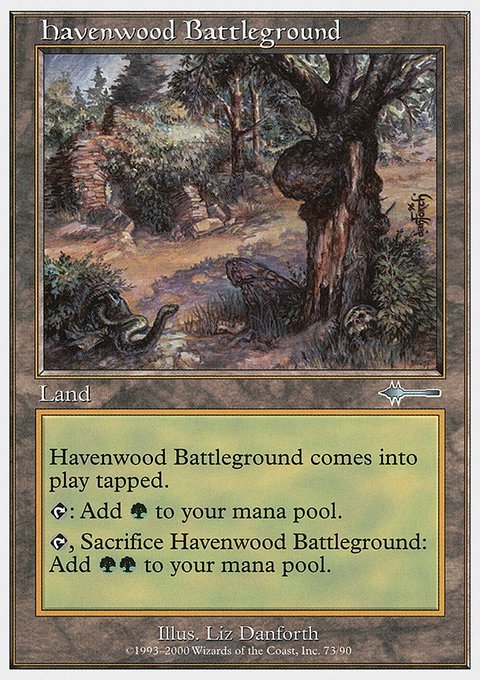 Havenwood Battleground, Beatdown Box Set #73, Magic: The Gathering card