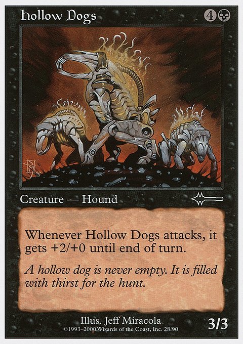 Hollow Dogs, Beatdown Box Set #28, Magic: The Gathering card