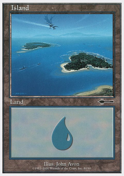 Island, Beatdown Box Set #80, Magic: The Gathering card