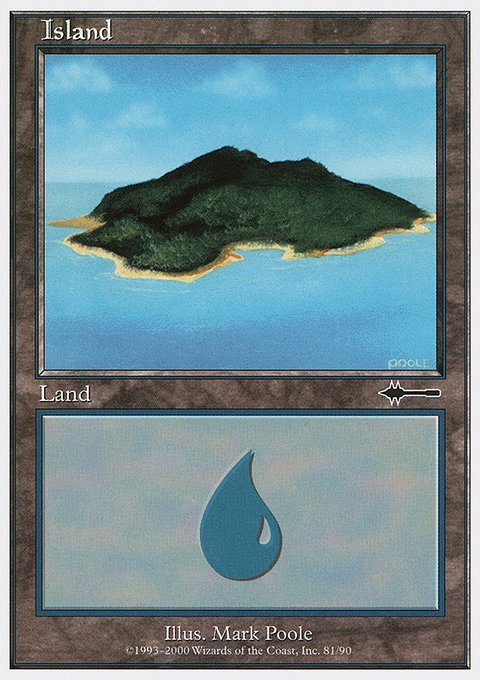 Island, Beatdown Box Set #81, Magic: The Gathering card