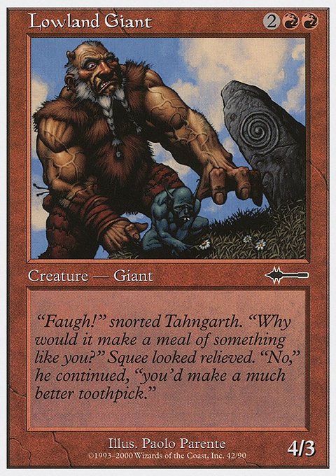 Lowland Giant, Beatdown Box Set #42, Magic: The Gathering card