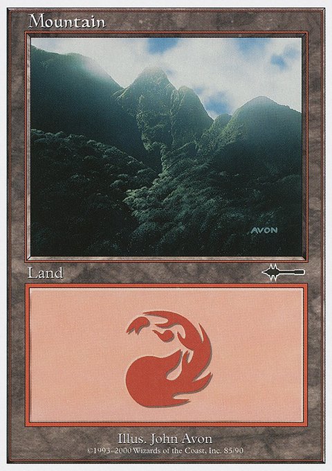 Mountain, Beatdown Box Set #85, Magic: The Gathering card