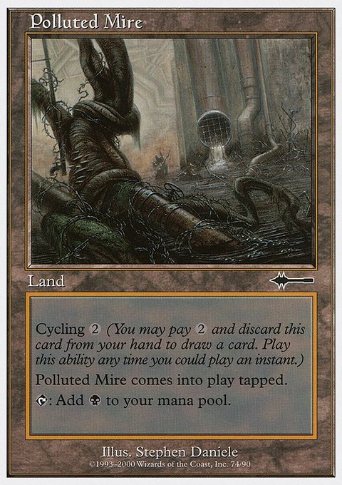 Polluted Mire, Beatdown Box Set #74, Magic: The Gathering card
