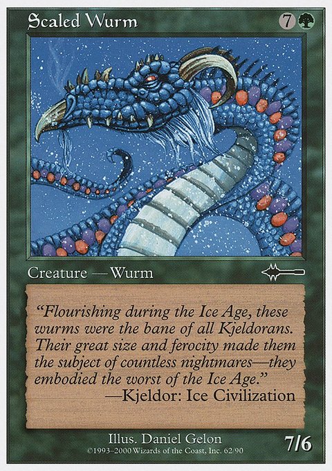 Scaled Wurm, Beatdown Box Set #62, Magic: The Gathering card
