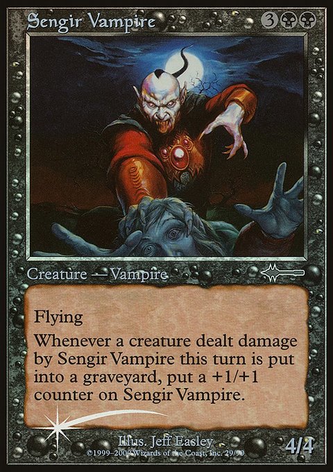 Sengir Vampire, Beatdown Box Set #29, Magic: The Gathering card
