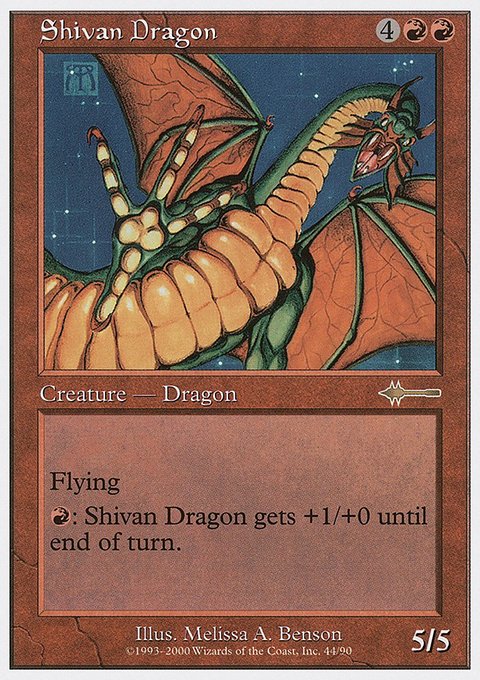 Shivan Dragon, Beatdown Box Set #44, Magic: The Gathering card