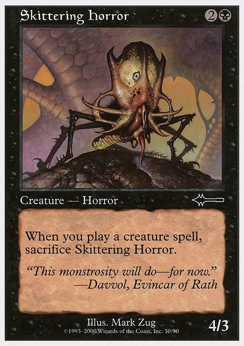 Skittering Horror, Beatdown Box Set #30, Magic: The Gathering card