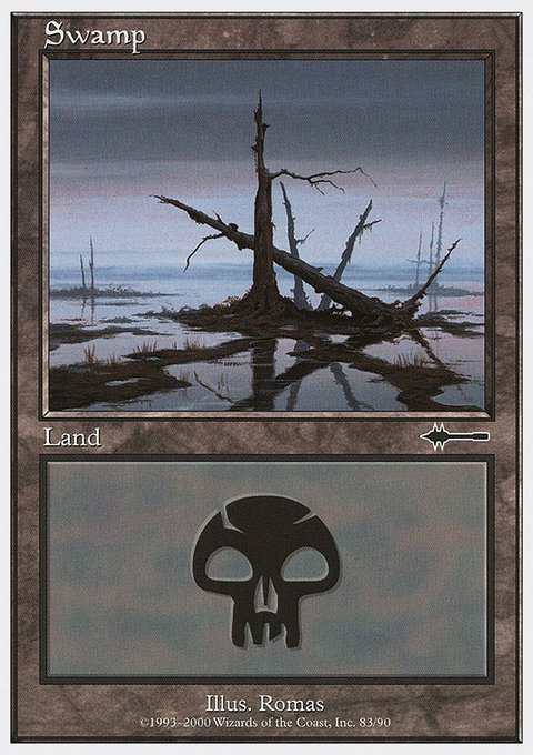Swamp, Beatdown Box Set #83, Magic: The Gathering card