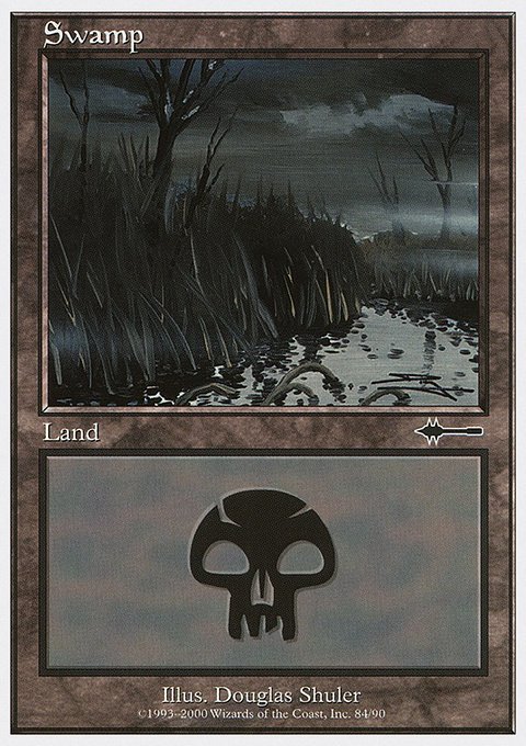 Swamp, Beatdown Box Set #84, Magic: The Gathering card