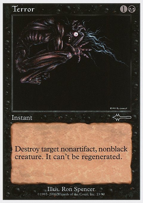 Terror, Beatdown Box Set #33, Magic: The Gathering card