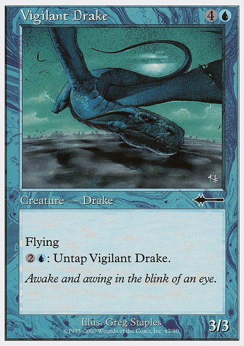Vigilant Drake, Beatdown Box Set #17, Magic: The Gathering card
