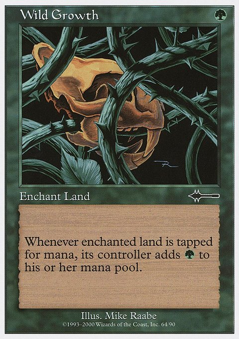 Wild Growth, Beatdown Box Set #64, Magic: The Gathering card
