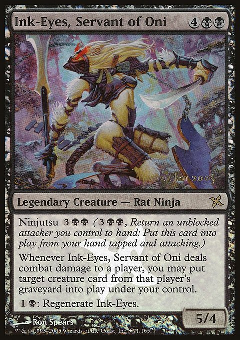 Ink-Eyes, Servant of Oni, Betrayers of Kamigawa Promos #71★, Magic: The Gathering card