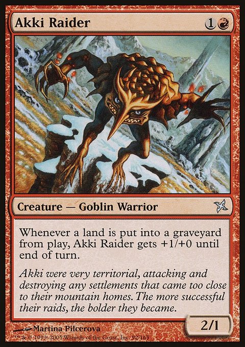 Akki Raider, Betrayers of Kamigawa #92, Magic: The Gathering card