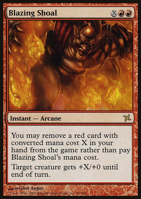 Blazing Shoal, Betrayers of Kamigawa #96, Magic: The Gathering card