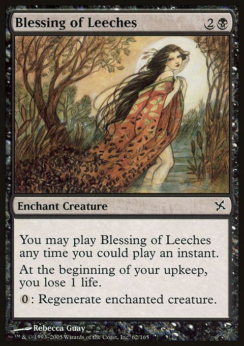 Blessing of Leeches, Betrayers of Kamigawa #62, Magic: The Gathering card