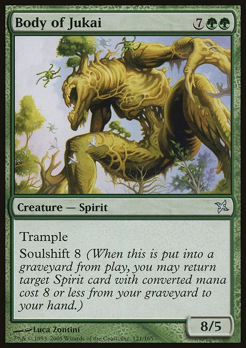 Body of Jukai, Betrayers of Kamigawa #121, Magic: The Gathering card