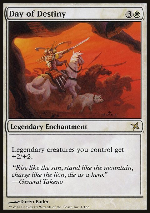 Day of Destiny, Betrayers of Kamigawa #1, Magic: The Gathering card