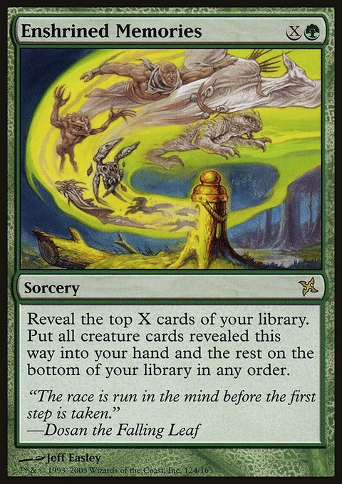 Enshrined Memories, Betrayers of Kamigawa #124, Magic: The Gathering card