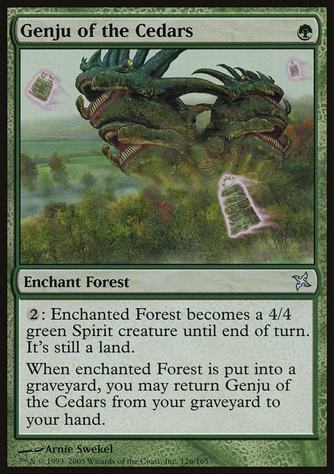 Genju of the Cedars, Betrayers of Kamigawa #126, Magic: The Gathering card