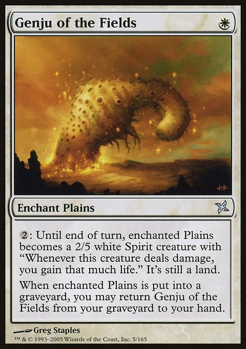 Genju of the Fields, Betrayers of Kamigawa #5, Magic: The Gathering card