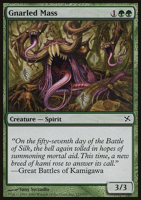 Gnarled Mass, Betrayers of Kamigawa #127, Magic: The Gathering card