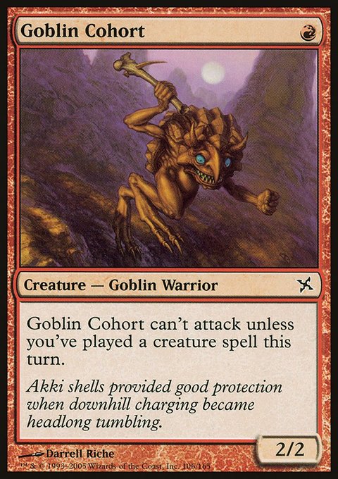 Goblin Cohort, Betrayers of Kamigawa #106, Magic: The Gathering card