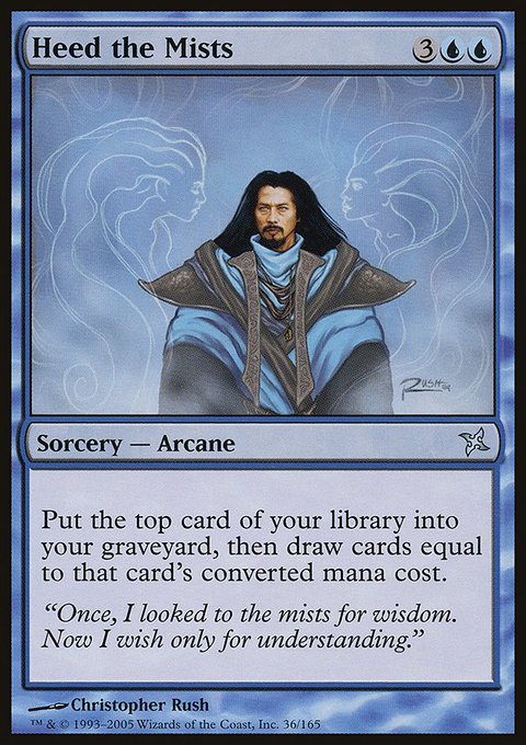 Heed the Mists, Betrayers of Kamigawa #36, Magic: The Gathering card