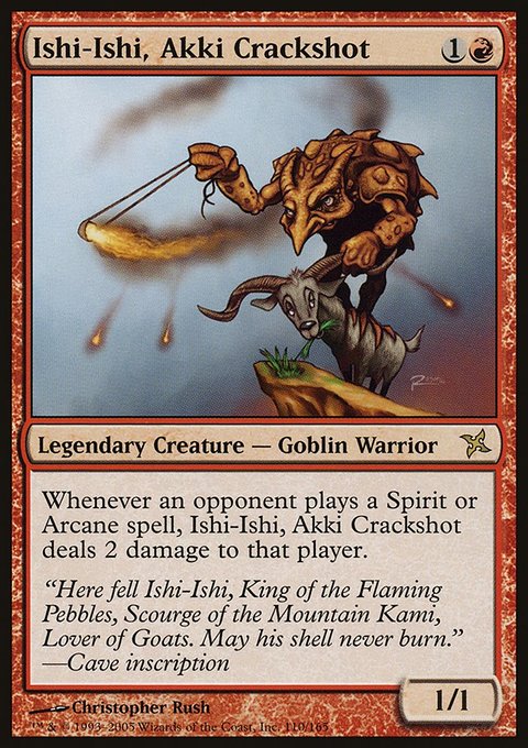 Ishi-Ishi, Akki Crackshot, Betrayers of Kamigawa #110, Magic: The Gathering card