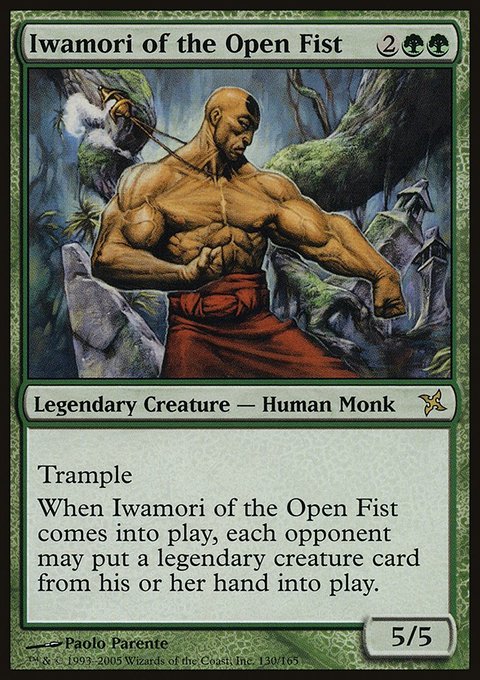 Iwamori of the Open Fist, Betrayers of Kamigawa #130, Magic: The Gathering card