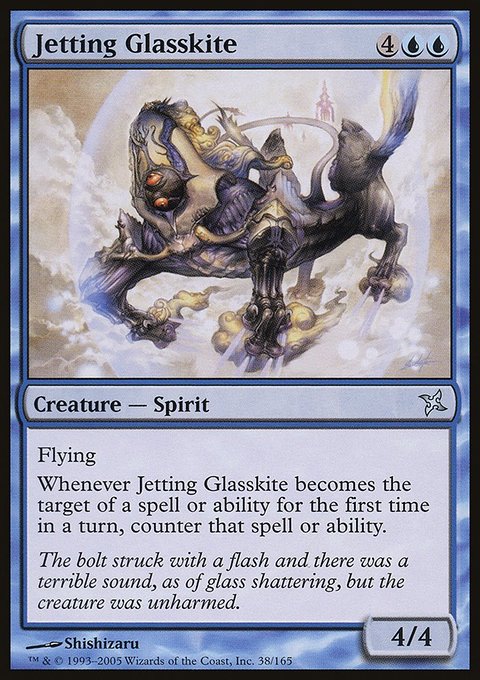 Jetting Glasskite, Betrayers of Kamigawa #38, Magic: The Gathering card