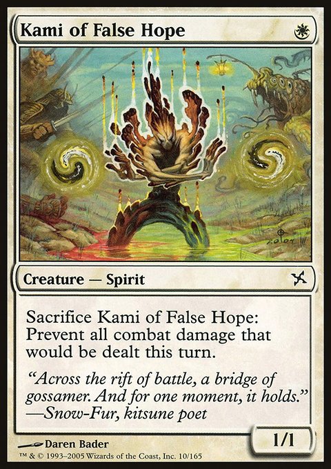 Kami of False Hope, Betrayers of Kamigawa #10, Magic: The Gathering card